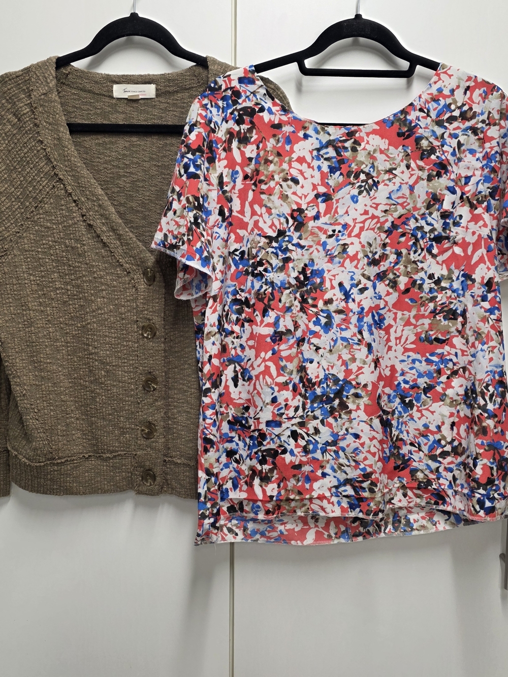 Vince Camuto & J. Crew Women’s Tops Bundle Size Large Cardigan Blouse Set
